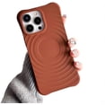 thumbnail image 6 of for iPhone Case,Cute Water Wave Ripple Silicone Pattern Camera Lens Protection Soft Shockproof Phone Case (White,iPhone 14 Pro), 6 of 6