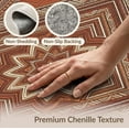 thumbnail image 6 of ODIKA Vintage Distressed Border Tapetes Para Cocina Bohemian Aztec Boho Refined for Playroom, Bedroom, Reading Nook, Pet Friendly & Kids Safe Play, 6 of 7