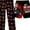 Red/Black, variant on Scarface Tony Montana Mens Pants & Shorts Set Male, Red/White, Size: M, Prestigez