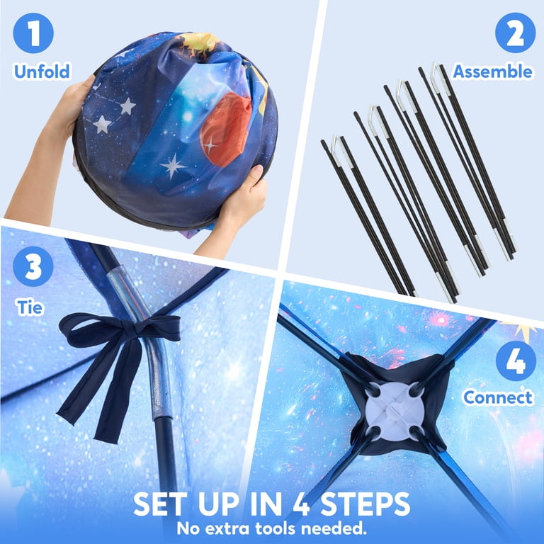 Joyfy Space Night Sky Pop-Up Play Tent photo 2
