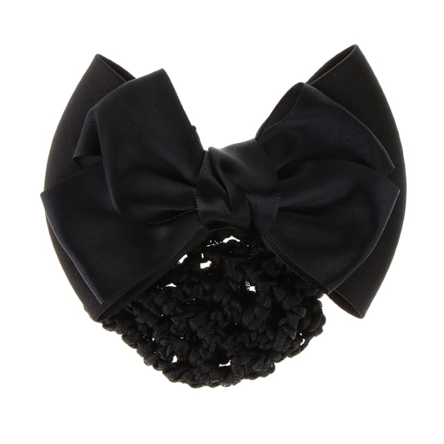 Cubierta De Bollos Para Mujer Net Snood Bowknot Decoración Barrette Pelo Net Jewelry Sunnimix Redecilla para el cabello