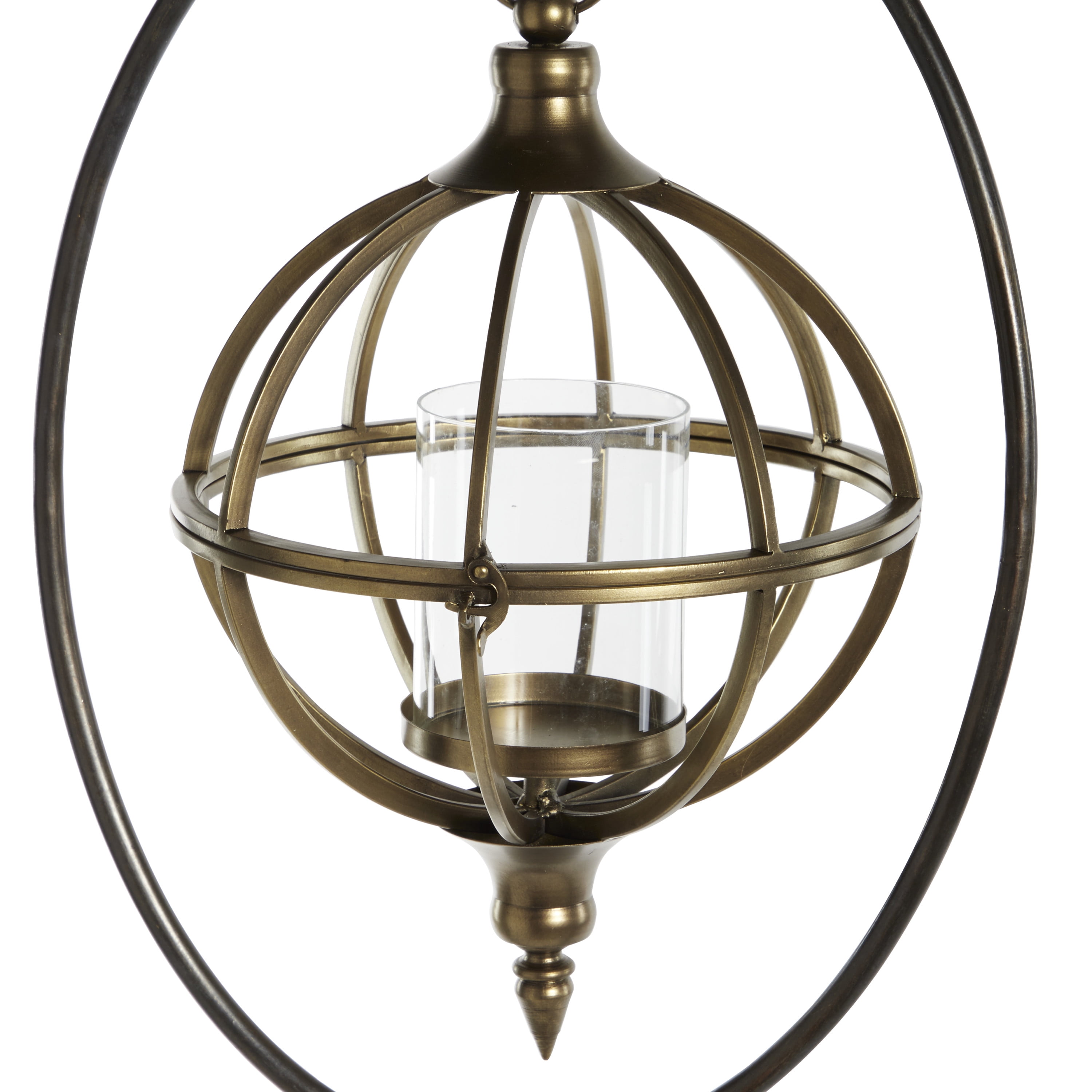 DecMode 16"W, 66"H Metal Candle Lantern, Bronze, 1 - Piece