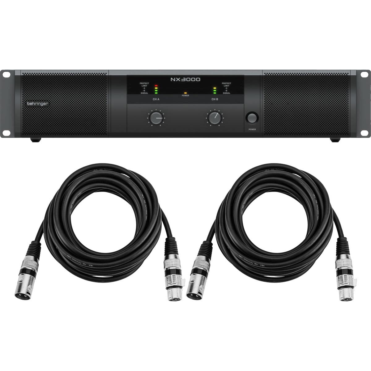 Behringer, NX3000 Power Amplifier, 3000W, Ultra-Lightweight Class