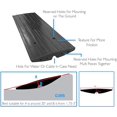 thumbnail image 2 of Pyle Car Driveway Adjustable Curb Ramps - 3 Pack Heavy Duty Rubber Threshold Ramp Kit Set - Also for Loading Dock, Garage, Sidewalk, Truck, Scooter, Bike, Motorcycle & Wheelchair Mobility - PCRBDR23, 2 of 5