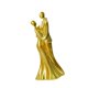 thumbnail image 2 of Figura de pareja, escultura moderna para bodas y coleccionables en la sala de estar. oro 85x67x18cm, 2 of 9