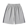 thumbnail image 5 of MYAOYI Mens Mesh Basketball Shorts, Color Block Elastic Waist Loose Fit Summer Shorts, 5 of 5