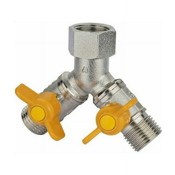 Three Way Valve Replacement Valve G 1/2 Connection Y Brass Shower Stop Adapter Kitchen Or Bathroom Faucet
