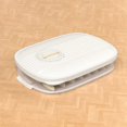 thumbnail image 4 of Food Storage Holder Anti-stick Moisture-Proof High Capacity Good Sealing 3D Frosted Bottom Storage BPA Free Quick Froze Dumpling Storage Box for Kitchen, 4 of 7