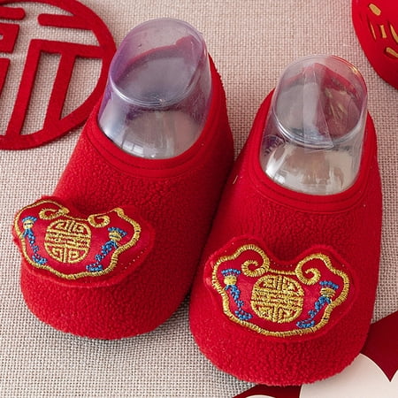 

TOWED22 Sock Shoes Toddler Autumn And Winter Boys And Girls Children Socks Shoes Non Slip Indoor Floor Baby Sports Shoes Warm C