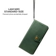 thumbnail image 3 of Wallet Case for Samsung S9 Plus Magnetic Clasp Folio Kickstand Premium Leather Case with Hand Strap, [RFID Blocking] Credit Card Slots Shockproof TPU Inner Cover for Samsung Galaxy S9 Plus, Green, 3 of 8