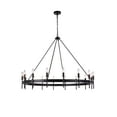 thumbnail image 2 of Craftmade 54316 Larrson 16 Light 48" Wide Taper Candle Style Chandelier - Black, 2 of 2