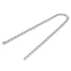 thumbnail image 2 of Cadenas de metal de 32,8 pies de largo, estilo simple y elegante, cadena artesanal de metal de cobre duradera para joyería, pulsera, collar, plata, 2 of 14