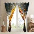 thumbnail image 4 of Erosebridal Golden Dragon Curtains & Drapes,Asian Chinese Dragon Curtains Blackout,Animal Curtains Dragon Decorations Landscape Window Curtain 2 Panels 42"Wx84"L, 4 of 6