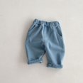thumbnail image 4 of Boys' Denim Jogger Pants Relaxed Fit Jogger Jeans with Pockets Stretchy Sweatpants Fashionable Summer Clothing for Kids Pants, 4 of 4