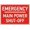 Warning Sign 3, variant on Emergency Notification Traffic Warning Sign - 8"x12" Metal Tin Caution Safety Security Sign for Indoor Outdoor Home Office Work
