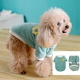 thumbnail image 7 of Moocorvic Dog Sweaters for Small Dogs Girl/Boy, Soft Warm Fleece Vest Button Easy to Wear On/Off Pet Clothes(Green,L), 7 of 7