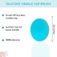 thumbnail image 5 of Lane & Co Premium Wooden Hair Brush + Silicone Cradle Cap Brush Kit for Infants & Kids, Great Baby Registry Gift, 5 of 5