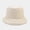 White, variant on New Winter Bucket Hat PU Lattice Solid Matte Fisherman Cap Fashion Warm Panama Hat Casual Outdoor Sunscreen Sun Cap for Women