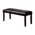 thumbnail image 4 of Brent Transitional Bench, Espresso & Dark Cherry, 4 of 5