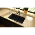 thumbnail image 5 of Elkay ELGDULB3322GY0 Quartz Classic Equal Double Bowl Undermount Sink w/ Aqua Divide, Dusk Gray, 5 of 7