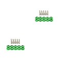thumbnail image 1 of Baohd Sturdy And Durable Car Screw Bonnet Gaskets Made With Materials Easy To Install Car Modification Gasket Screws Green screw 2Set, 1 of 6