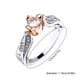 thumbnail image 3 of Anillos de circonita simulada, anillos de fiesta, anillos de boda, anillo chapado en cobre y oro, 3 of 6
