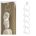 thumbnail image 4 of DOLITY 2x Iron Hat Holder Rack Storage Organizer, Over The Door Bag Hanger Hook, 4 of 9