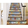 thumbnail image 2 of HomeRoots 400367 6 x 6 in. Josephina Multi Yellow Mosaic Peel & Stick Tiles, 2 of 6