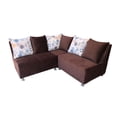 thumbnail image 1 of Sala chica esquinera moderna R21 Muebles Vite Chocolate, 1 of 2