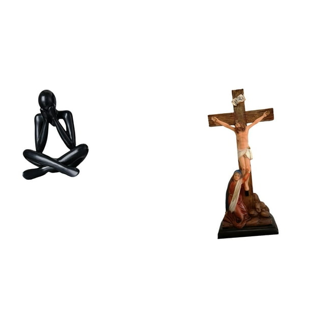 Escultura Abstracta Decorativa De Jesús, Estatua Moderna Coleccionable Para Sala De Estar, Estantería, Decoración Del Hogar, Estatua De La Madre María Para Dormitorio, Mesa, Coche Y Oficina.