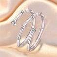thumbnail image 1 of Fiudx Anillo de Nudo, Elegante Joya de Circonita Cúbica, Regalo de Compromiso con Diseño de Mariposa, Accesorio de Compromiso Único, Celebración de Aniversario de Boda, para Mujeres y Niñas, Recordat, 1 of 5