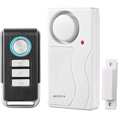 HENDUN Wireless Remote Door Alarm, Windows Open Alarms,Magnetic Security Sensor, Pool Door Alarm for Kids Safety, Alzheimer's Apartment Alarm