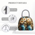 thumbnail image 4 of Fotbe Rustic Daisy Mason Jars Bolsa de Almuerzo con Estampado, Lonchera Aislada, Contenedor de Comida Reutilizable Tipo Cooler a Prueba de Fugas, 4 of 6