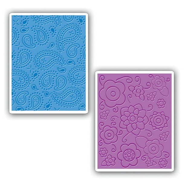 Sizzix Textured Impressions A2 Embossing Folders 2/ Spring Flowers