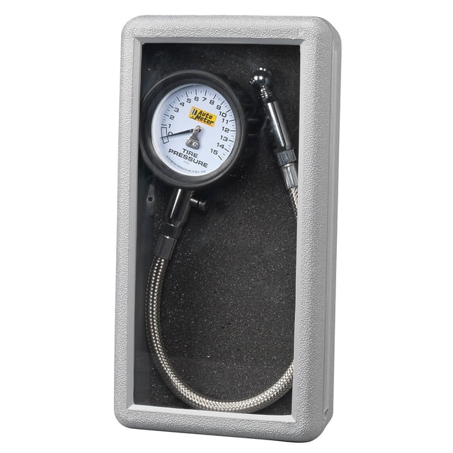 Medidor automático de presión de neumáticos, 0-15 PSI, analógico