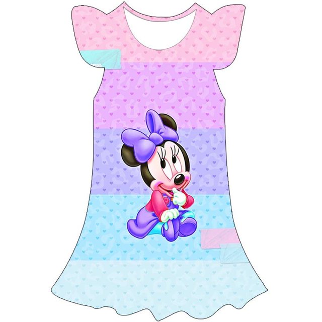 Vestido de princesa Minnie Mouse para niñas Gao Jinjia LED
