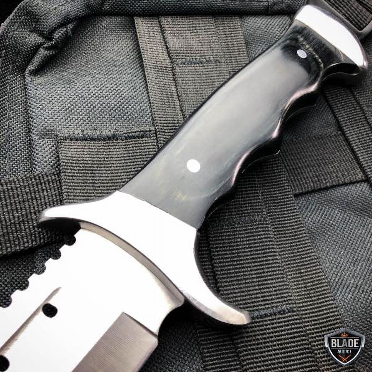 14" Full Tang Outdoor TRACKER Hunting Rambo Fixed Blade Camping Bowie Knife