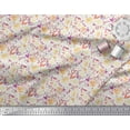 thumbnail image 2 of Soimoi Cotton Duck Fabric Leaves & Grandiflora Roses Floral Decor Fabric Printed Yard 42 Inch Wide, 2 of 3