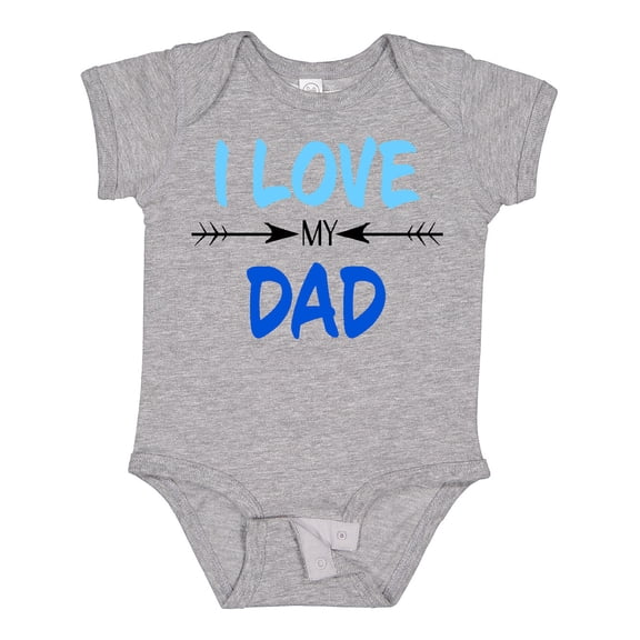 Inktastic I Love My Dad Fathers Day Boys or Girls Baby Bodysuit