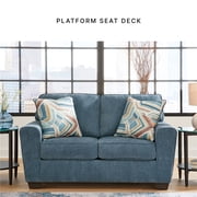 Signature Design by Ashley Cashton Blue Loveseat