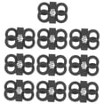 thumbnail image 5 of REOFLYUP 10Pcs Black Shoelace Locks Plastic Shoe Lace Buckles for Secure Fit and Everyday Use, 5 of 8