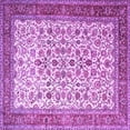 thumbnail image 1 of Ahgly Company Indoor Square Persian Purple Traditional Area Rugs, 4' Square, 1 of 4