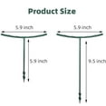 thumbnail image 4 of Plant Support Stakes For Indoor Plants 1 Pack Half Round Plant Stakes Plastic Snake Plant Support Plant Sticks Support Tall Plant Stakes For Indoor Plants 5.9x5.9 Inch, 4 of 5