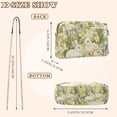 thumbnail image 4 of FORMRS Women Crossbody Purse with Chain Strap Vegan Leather Shoulder Handbag, Yellow Floral Rabbit, 4 of 7