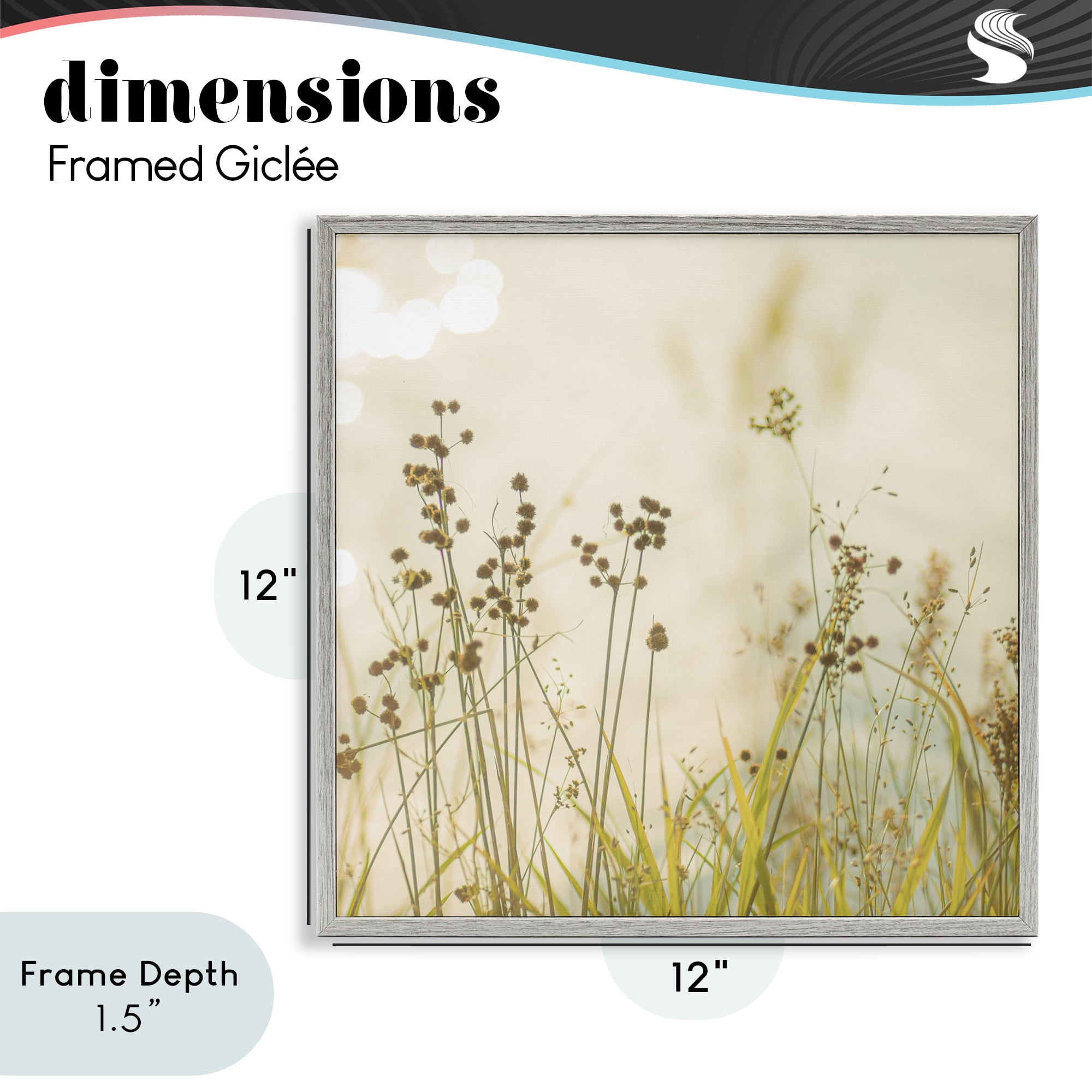 Stupell Industries Country Afternoon Walk Gray Framed Giclee Art, design by Erin Marie