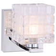 thumbnail image 3 of Woodbridge Lighting Claudia 3-light Mercury Crystal Glass Bath in Chrome, 3 of 4