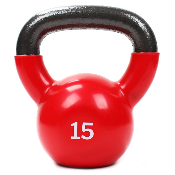 XPRT Fitness Vinyl Coated Kettlebell 15 lb.