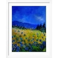 thumbnail image 2 of Art.com Blue Cornflowers 4550 Art Print by Pol Ledent, White Frame Wall Art, 32" x 40", 2 of 5