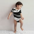 thumbnail image 4 of Sigee Abstract Black White Swirls for Baby Unisex Baby Cotton Short-Sleeve Bodysuits Soft Cotton, Breathable-12 Months, 4 of 7
