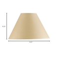 thumbnail image 4 of Cal Lighting Sh-1074 Pantalla De Tela De Papel Kraft De 9 Pulgadas, 1 Paquete, Color Beige, 4 of 4